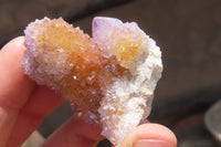 Natural Ametrine Spirit Quartz Clusters x 12 From Boekenhouthoek, South Africa
