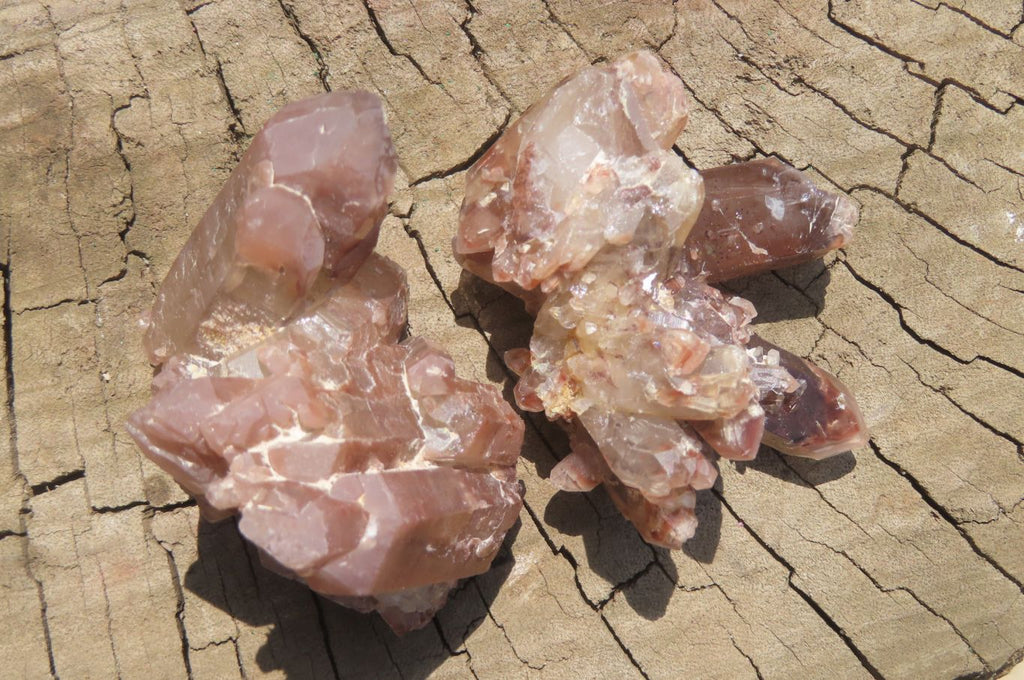 Natural Red Hematoid Quartz Specimens x 35 From Karoi, Zimbabwe - Toprock Gemstones and Minerals 