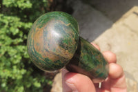 Polished Verdite Mushroom Carvings x 6 From Zimbabwe - Toprock Gemstones and Minerals 
