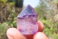 Polished Amethyst Window Quartz Crystals x 20 From Madagascar - Toprock Gemstones and Minerals 