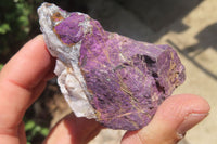 Natural Metallic Purpurite Cobbed Specimens x 12 From Erongo, Namibia - Toprock Gemstones and Minerals 