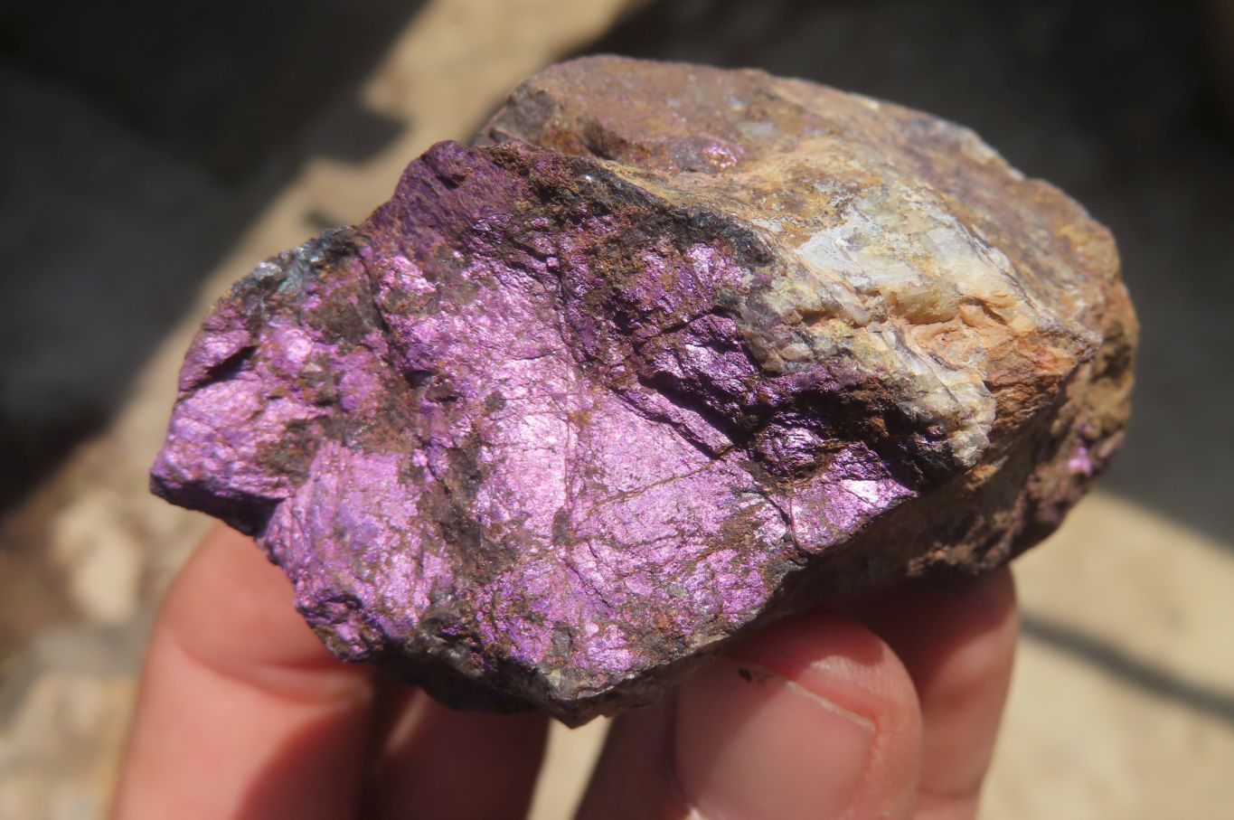 Natural Metallic Purpurite Cobbed Specimens x 12 From Erongo, Namibia - Toprock Gemstones and Minerals 