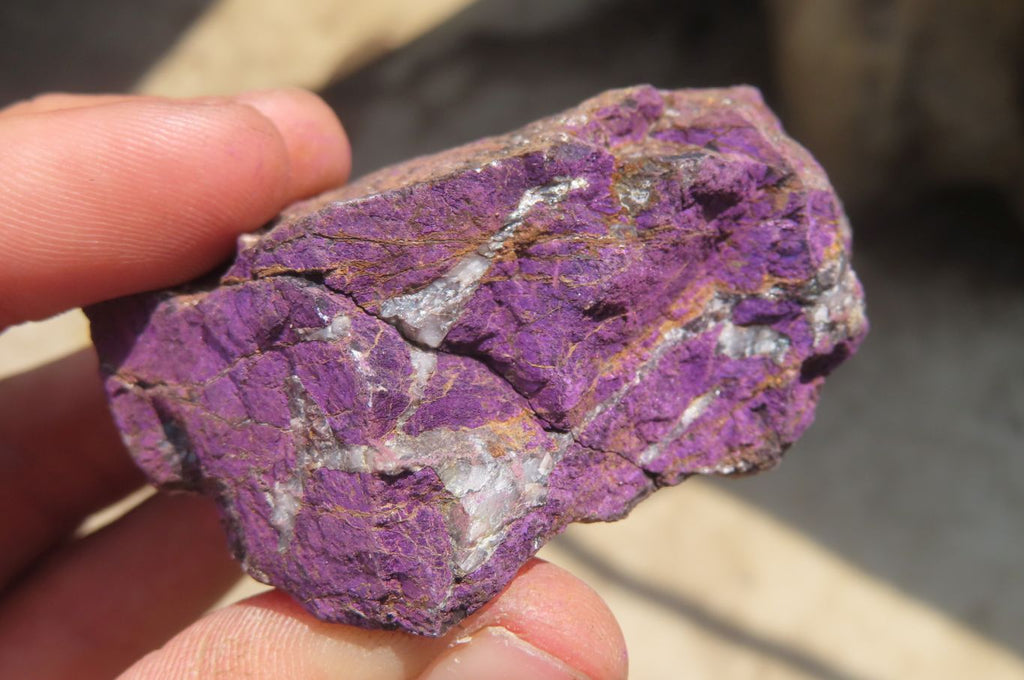 Natural Metallic Purpurite Cobbed Specimens x 12 From Erongo, Namibia - Toprock Gemstones and Minerals 