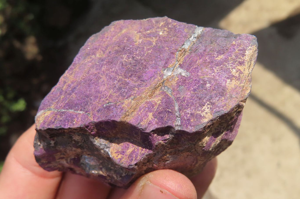 Natural Metallic Purpurite Cobbed Specimens x 12 From Erongo, Namibia - Toprock Gemstones and Minerals 