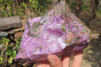 Natural Stichtite Cobbed Specimens x 4 From Barberton, South Africa - Toprock Gemstones and Minerals 