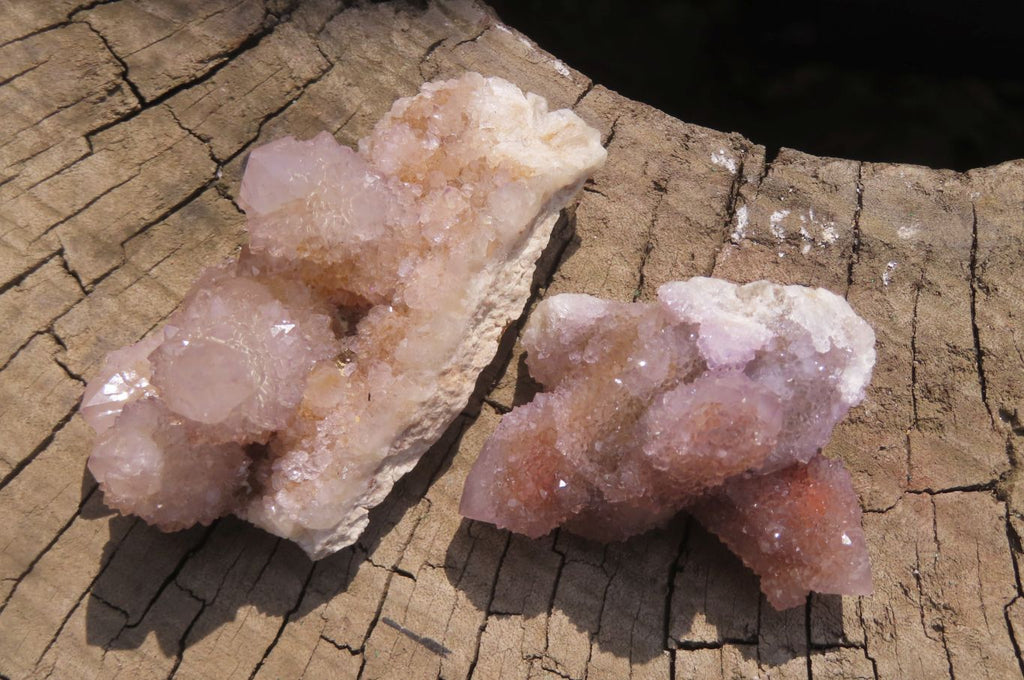 Natural Ametrine Spirit Quartz Clusters x 12 From Boekenhouthoek, South Africa - Toprock Gemstones and Minerals 