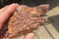 Natural Red Hematoid Quartz Crystals x 6 From Zimbabwe - Toprock Gemstones and Minerals 
