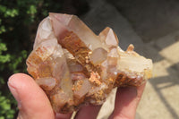 Natural Red Hematoid Quartz Crystals x 6 From Zimbabwe - Toprock Gemstones and Minerals 