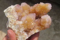 Natural Ametrine Spirit Quartz Clusters x 3 From Boekenhouthoek, South Africa