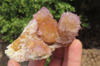 Natural Ametrine Spirit Quartz Clusters x 3 From Boekenhouthoek, South Africa