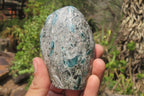 Polished Rare Emerald Mica In Matrix Standing Free Forms x 3 From Mutoko, Zimbabwe - Toprock Gemstones and Minerals 