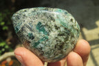Polished Rare Emerald Mica In Matrix Free Forms x 6 From Mutoko, Zimbabwe - Toprock Gemstones and Minerals 