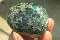 Polished Rare Emerald Mica In Matrix Free Forms x 6 From Mutoko, Zimbabwe - Toprock Gemstones and Minerals 