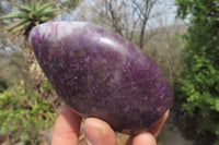 Polished Lepidolite With Rubellite Standing Free Forms x 6 From Madagascar - Toprock Gemstones and Minerals 