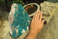 Natural Extra Large Emerald Dioptase Specimen x 1 From Congo - Toprock Gemstones and Minerals 