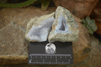 Natural Blue Lace Agate Geode Specimens x 24 From Malawi - Toprock Gemstones and Minerals 