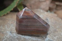 Polished Banded Tiger Iron Points x 6 From Northern Cape, South Africa - Toprock Gemstones and Minerals 