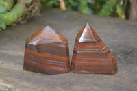 Polished Banded Tiger Iron Points x 6 From Northern Cape, South Africa - Toprock Gemstones and Minerals 