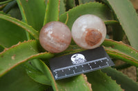 Polished Hematoid Quartz Spheres x 4 From Madagascar - Toprock Gemstones and Minerals 