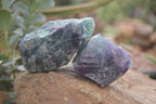 Natural Watermelon Fluorite Cobbed Specimens x 24 From Uis, Namibia - Toprock Gemstones and Minerals 