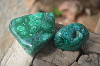 Polished Malacolla Free Forms x 6 From Kalukundi Mine, Congo - Toprock Gemstones and Minerals 