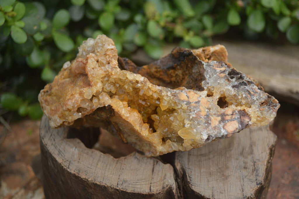 Natural Limonite Quartz Clusters x 5 From Solwezi, Zambia - Toprock Gemstones and Minerals 