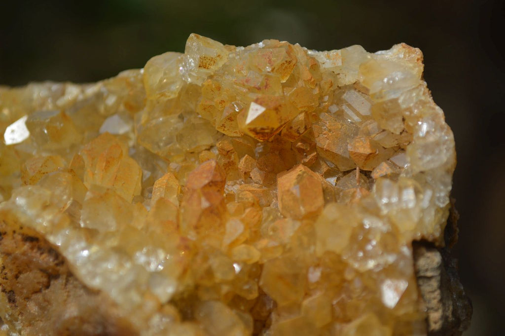 Natural Limonite Quartz Clusters x 5 From Solwezi, Zambia - Toprock Gemstones and Minerals 