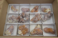 Natural Ametrine Spirit Quartz Clusters x 12 From Boekenhouthoek, South Africa