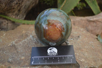 Polished Polychrome Jasper Spheres x 2 From Madagascar - Toprock Gemstones and Minerals 