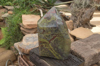 Polished Bastite Dragons Blood Stone Point x 1 From Tshipise, South Africa - Toprock Gemstones and Minerals 