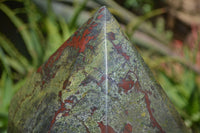 Polished Bastite Dragons Blood Stone Point x 1 From Tshipise, South Africa - Toprock Gemstones and Minerals 