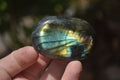 Polished Labradorite Palm Stones x 20 From Tulear, Madagascar - Toprock Gemstones and Minerals 
