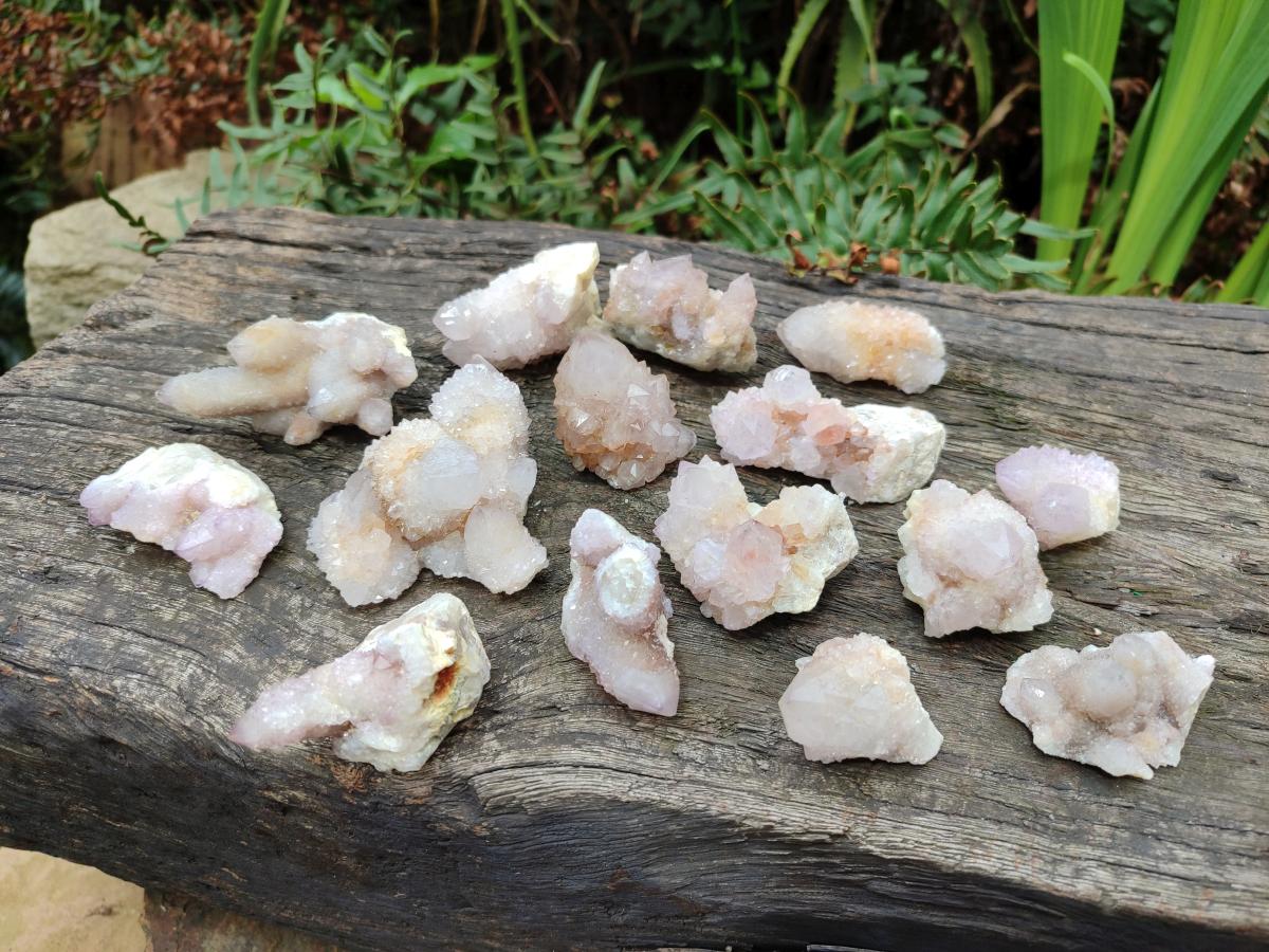 Natural Spirit Amethyst Clusters x 15 From Boekenhouthoek, South Africa