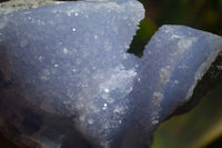 Natural Blue Lace Agate Geode Specimens x 3 From Malawi - Toprock Gemstones and Minerals 