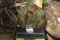 Polished Bastite Dragons Blood Stone Points x 2 From Tshipise, South Africa - Toprock Gemstones and Minerals 