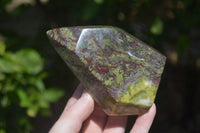 Polished Bastite Dragons Blood Stone Points x 2 From Tshipise, South Africa - Toprock Gemstones and Minerals 