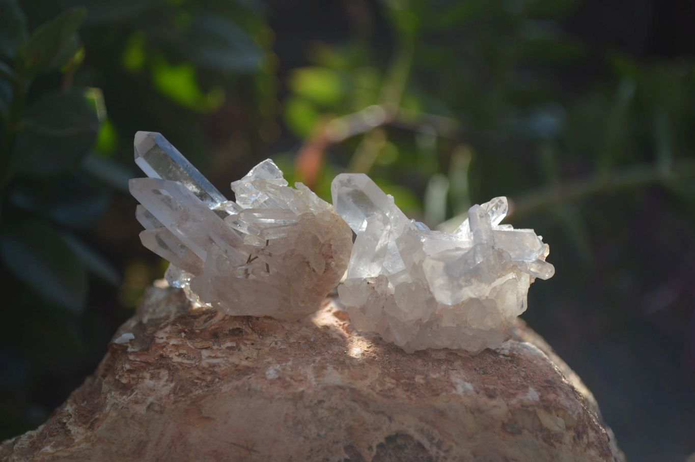 Natural Clear Quartz Clusters x 20 From Madagascar - Toprock Gemstones and Minerals 
