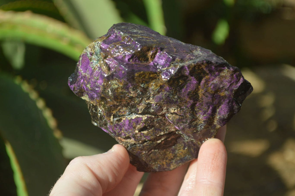 Natural Metallic Purpurite Cobbed Specimens x 6 From Erongo, Namibia - Toprock Gemstones and Minerals 