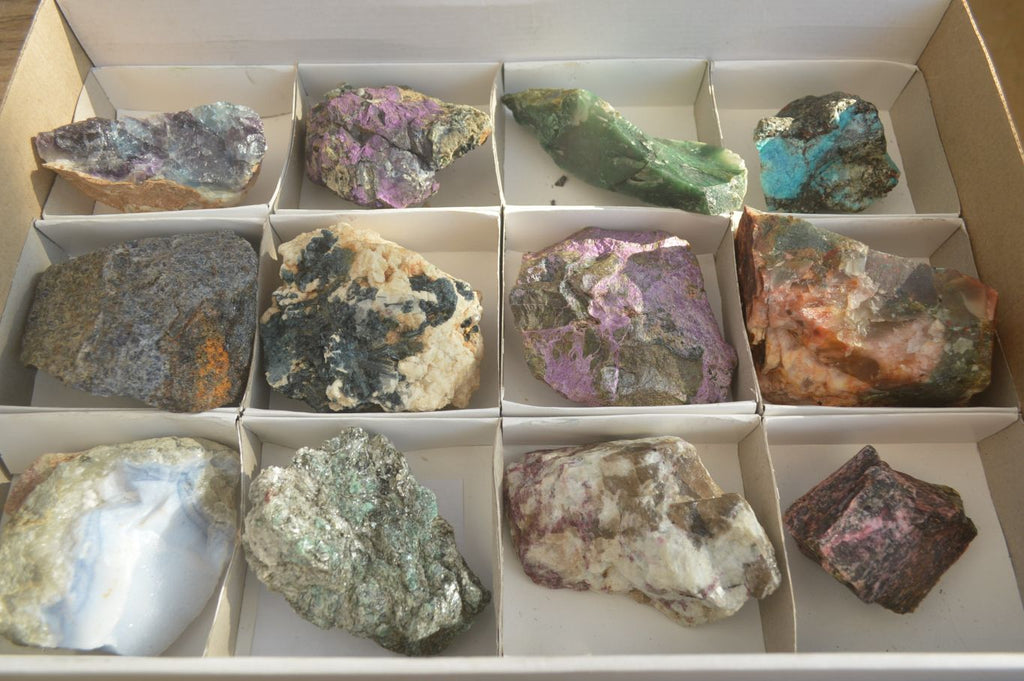 Natural Assortment Of Cobbed Specimens x 12 From Southern Africa - Toprock Gemstones and Minerals 