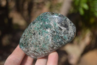 Polished Rare Emerald Mica In Matrix Standing Free Forms x 3 From Mutoko, Zimbabwe - Toprock Gemstones and Minerals 