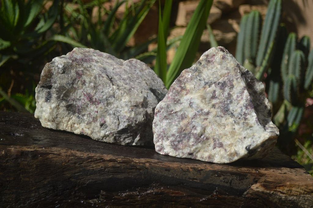 Natural Rubellite Pink Tourmaline Matrix Specimens x 2 From Ambatondrazaka, Madagascar - Toprock Gemstones and Minerals 