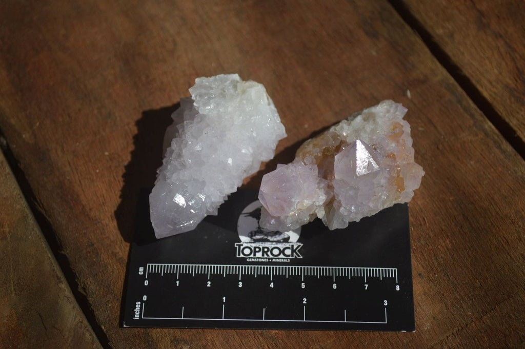 Natural Cactus Flower Spirit Quartz Clusters x 12 From Boekenhouthoek, South Africa - Toprock Gemstones and Minerals 