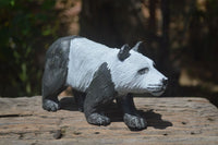 Hand Made Soap Stone Panda Carving x 1 From Zimbabwe