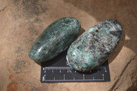 Polished Rare Emerald Mica In Matrix Free Forms x 6 From Mutoko, Zimbabwe - Toprock Gemstones and Minerals 