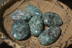 Polished Rare Emerald Mica In Matrix Free Forms x 6 From Mutoko, Zimbabwe - Toprock Gemstones and Minerals 