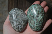 Polished Rare Emerald Mica In Matrix Free Forms x 6 From Mutoko, Zimbabwe - Toprock Gemstones and Minerals 