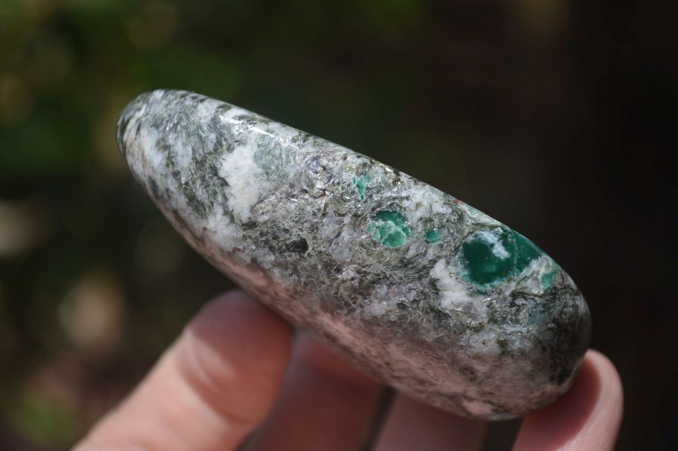 Polished Rare Emerald Mica In Matrix Free Forms x 6 From Mutoko, Zimbabwe - Toprock Gemstones and Minerals 