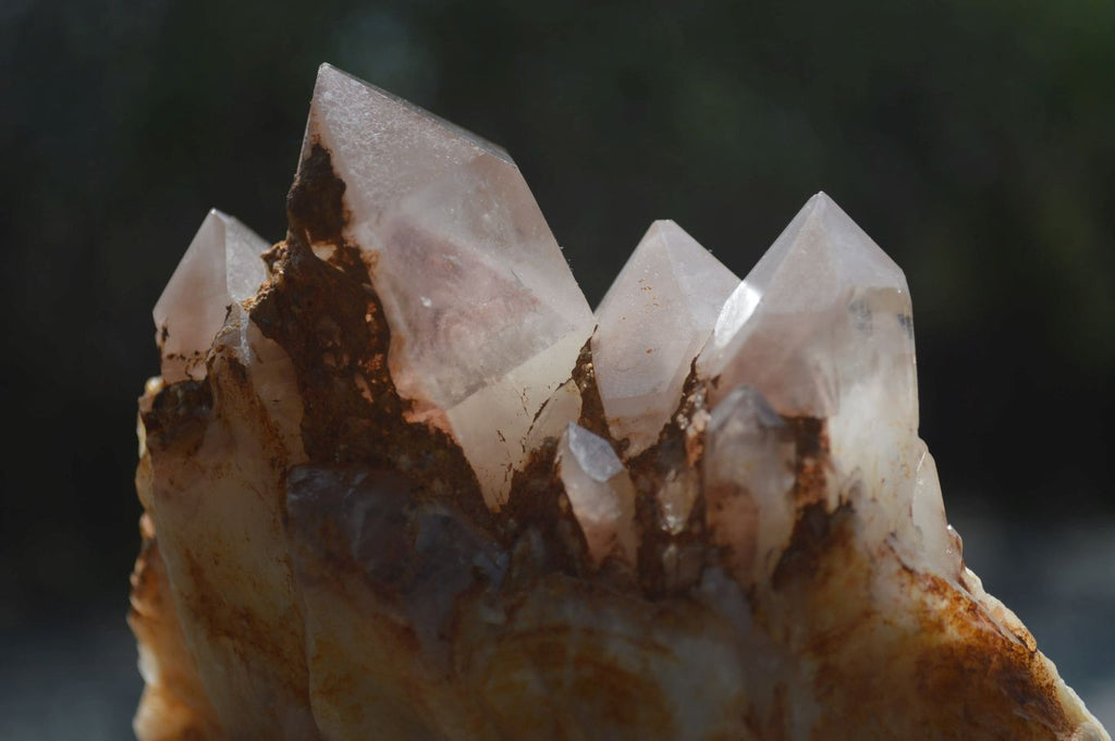 Natural Red Hematoid Quartz Clusters x 3 From Karoi, Zimbabwe - Toprock Gemstones and Minerals 