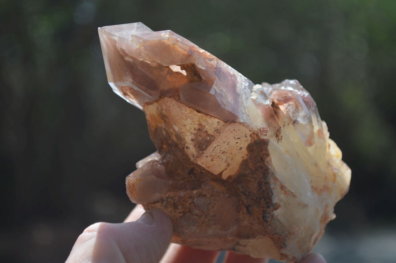 Natural Red Hematoid Quartz Clusters x 3 From Karoi, Zimbabwe - Toprock Gemstones and Minerals 