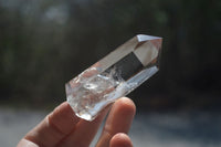 Polished Smokey Phantom Quartz Crystals x 12 From Madagascar - Toprock Gemstones and Minerals 